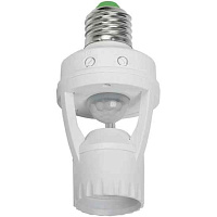 Датчик движ.ДД ИК бел. в патрон Е27, 60Вт, угол обз.360,дальн.6м,NS-IRM01-WH Navigator 71962