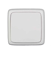 xегель Альфа Перекл. о/у 1кл  с изол.пл. (250В, 10А) белый ВА10-163