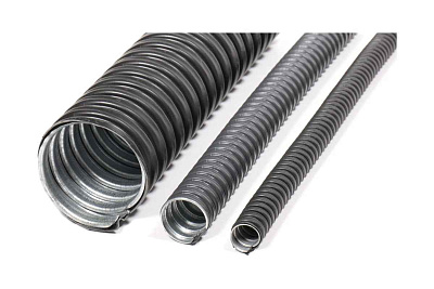 Металлорукав в ПВХ изоляции МРПИ нг  60  (10 м/уп.) ГОФРОМАТИК