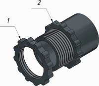 Муфта вводная пластиковая МВпнг-10 ГОФРОМАТИК