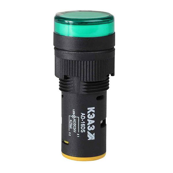 Сигнальн.арматура АD-16DS(LED) зеленая (матрица)  24В AC/DC ИЭК
