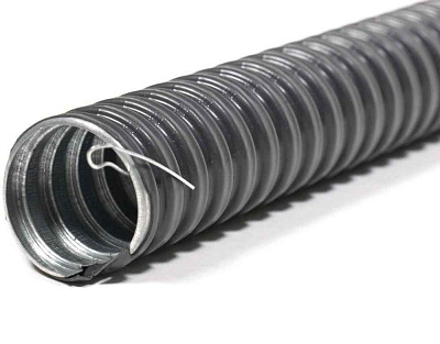 Металлорукав в ПВХ изоляции МРПИ нг  10  (50 м/уп.) ГОФРОМАТИК