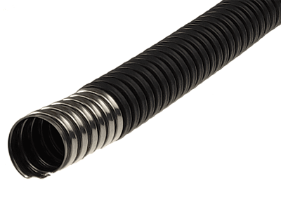 Металлорукав из нержавеющей стали в ПВХ изоляции Р3-НП нг 50 (15 м/уп.) В1,5 ГОФРОМАТИК