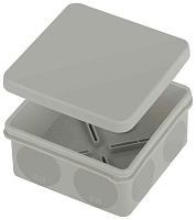 Коробка расп. о/п 103x103x32 IP66 2-комп. атм.стойкая прямой монтаж серая HEGEL КР2402 (56шт/уп)