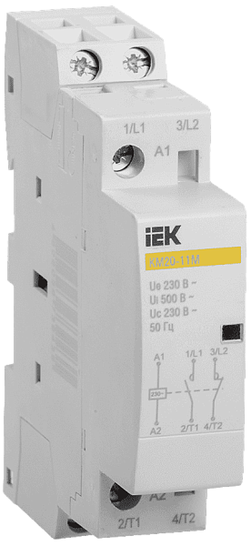 Контактор модульный КМ20-11М AC IEK