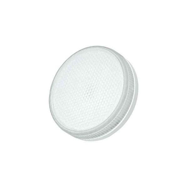 Лампа ЛЕД  GX53  6W PLED- ECO-GX53  3000K FROST 460Lm D75*26mm Jazzway