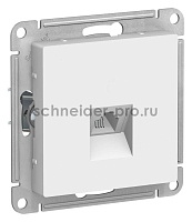 ШЭ Атлас Роз.телеф. с/у RJ11, (б/рамки, белый) ATN000181 (10шт/уп)