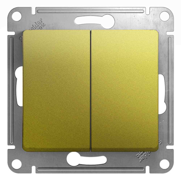 ШЭ Глосса Выкл. 2кл. с/у 10А ФИСТАШ, б/рамки) GSL001051 (20шт/уп)