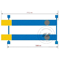 Цилиндрический мотор-редуктор 412A (i=3.52) вал вх./вых. 22/25 мм. INNOVARI