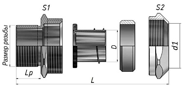 МВВ-ЛР-М32-МР32  IP67 ГОФРОМАТИК