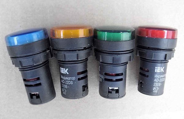 Сигнальн.арматура АD-22DS(LED) красный (матрица) 24В AC/DC ИЭК