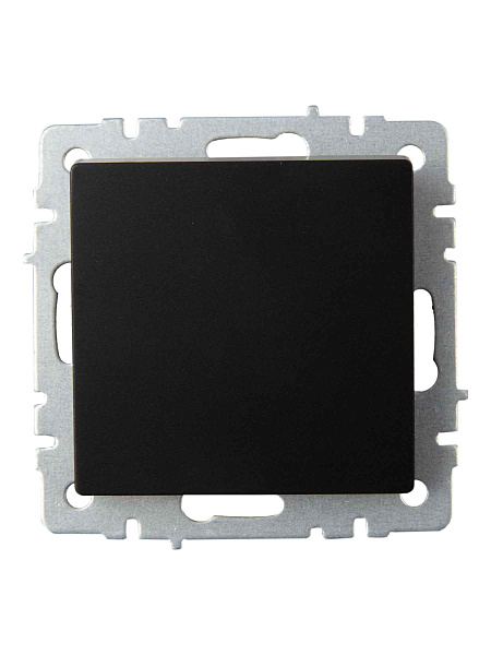 ИЭК Брайт Выкл. 1-кл. с/у  10А IP20 ВС10-1-0-БрЧ черный IEK