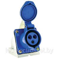 Силовая стацион.роз.с/п 433 2Р+РЕ 63А 220В IP67 ИЭК