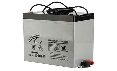 Батарея аккумуляторная Ritar HR12-280W, F11(M6), 12V/75Ah, 218x260x169 HxLxW, 24.8kg, 15 лет