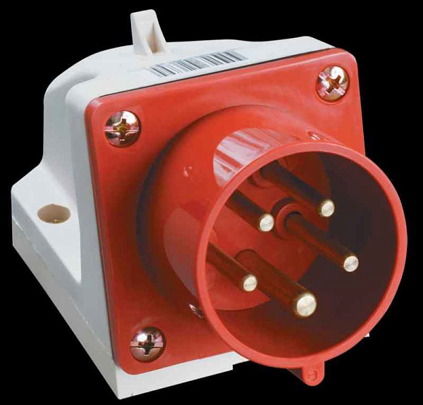 Силовая вилка 525 3Р+РЕ+N 32А 380В IP44 ИЭК