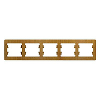 ШЭ Глосса Рамка 5-я гориз. GSL000505 (дуб) (5шт/уп)