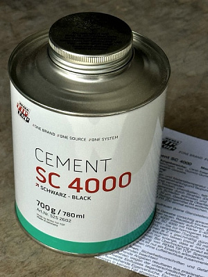 Клей Cement SC 4000, 700 гр. Черный с отвердителем