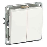 ШЭ 59 Выкл. 2кл. с/у 16А (шампань, б/рамки)(10шт) VS516-252-4-86