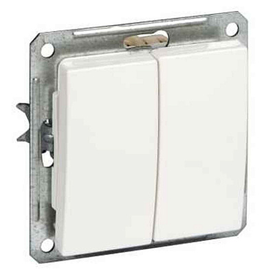 ШЭ 59 Выкл. 2кл. с/у 16А (шампань, б/рамки)(10шт) VS516-252-4-86