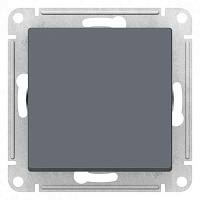 ШЭ Глосса Выкл. 1кл. с/у 10А (графит б/рамки) GSL001311 (10шт/уп)