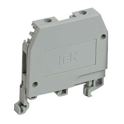 Клеммник ЗНИ- 24А 2,5мм2 (JXB24А) серый  ИЭК