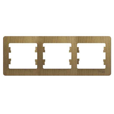 ШЭ Глосса Рамка 3-я гориз. GSL000503 (дуб) (15шт/уп)