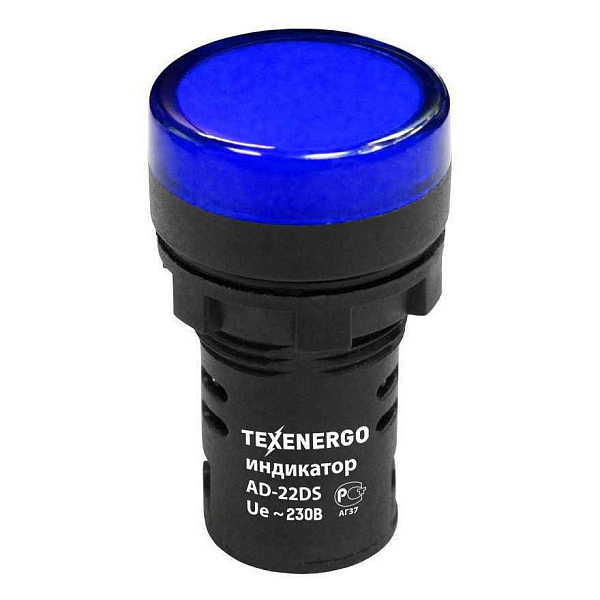 Сигнальн.арматура АD-22DS(LED) синий (матрица) 230В AC ИЭК