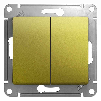 ШЭ Глосса Выкл. 2кл. с/у 10А ФИСТАШ, б/рамки) GSL001051 (20шт/уп)