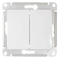 ШЭ Глосса Выкл. 2кл. с/у 10А (белый, б/рамки) GSL000151 (20шт/уп)