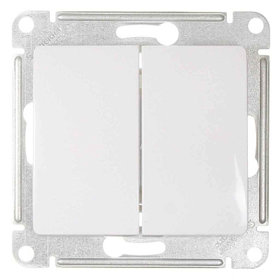 ШЭ Глосса Выкл. 2кл. с/у 10А (белый, б/рамки) GSL000151 (20шт/уп)