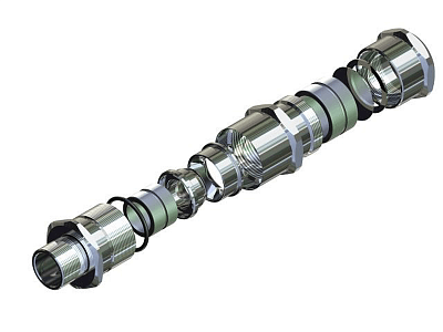 Ех-кабельный ввод ВКВБ2-НС-G1-26-33 1Ex db e II Gb X ГОФРОМАТИК