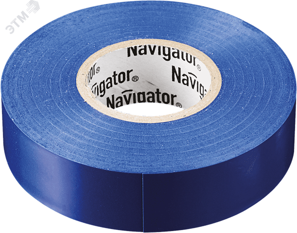 Изолента ПВx 0,13x15ммx10м синяя Navigator 71233