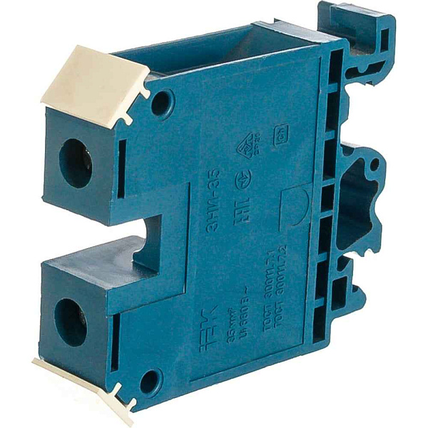 Клеммник ЗНИ-125А 35мм2 (JXB125А) синий ИЭК