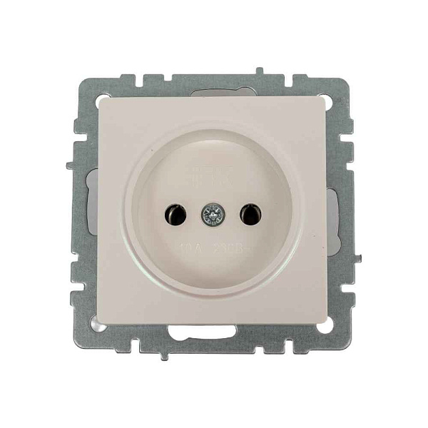 ИЭК Брайт Роз. 1м без з/к/ш 10А РС10-1-0-БрЖ жемч. IEK