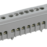 Шина в корпусе L "фаза" в корп изол на DIN-рейку ШНИ-6x9-8-К-Ср ИЭК