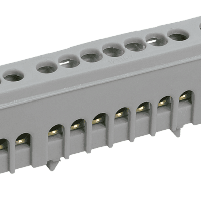 Шина в корпусе L "фаза" в корп изол на DIN-рейку ШНИ-6x9-8-К-Ср ИЭК