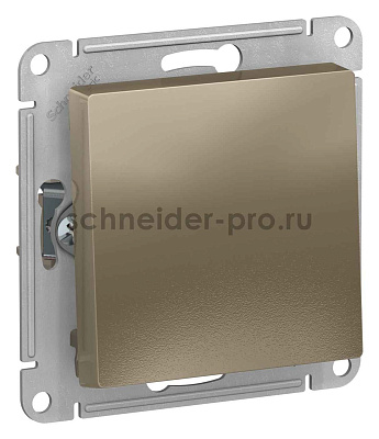 ШЭ Атлас Перекл. перекрестный, сx.7, 10А, (б/рамки, шампань) ATN000571 (5шт/уп)