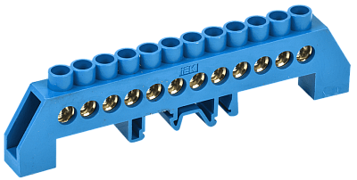 Шина нулевая в комб. DIN-изол "Стойка"  ШНИ-8x12-14-Д-КС-С ИЭК
