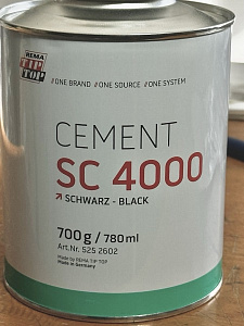 Клей Cement SC 4000, 700 гр. Черный с отвердителем