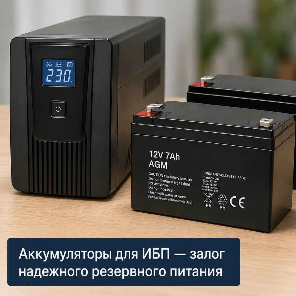 Эксплуатация аккумулятора для ИБП