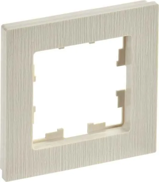 ИЭК Брайт Рамка  1-я РУ-1-БрКр беж. IEK