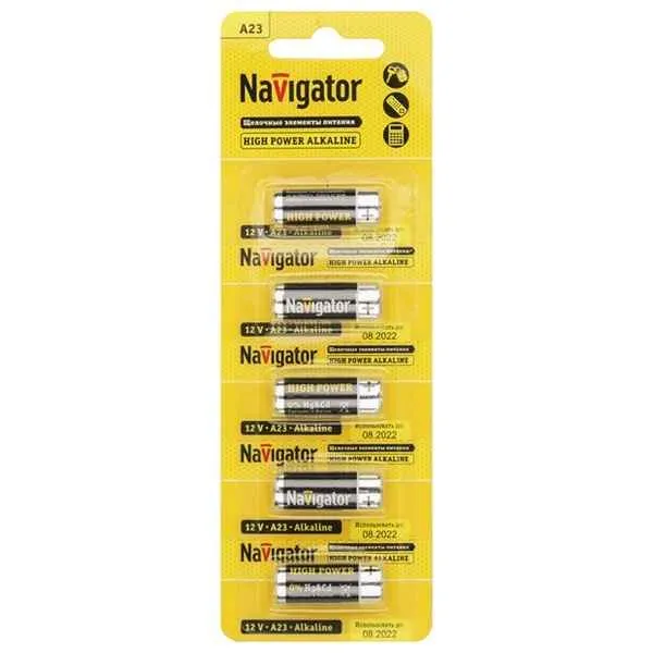 Элемент питания NBT-NE-A23-BP5 Navigator 61464