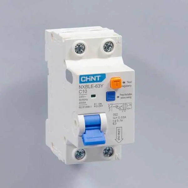 Авт.диф. 2п 16А 30мА  NXBLE-63Y 1P+N АС 4,5кА CHINT