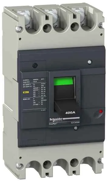 Автоматический выключатель EZC400N3300 АВТ. ВЫКЛ. EZC400 36 KA/415В 3П/3T 300 A Schneider