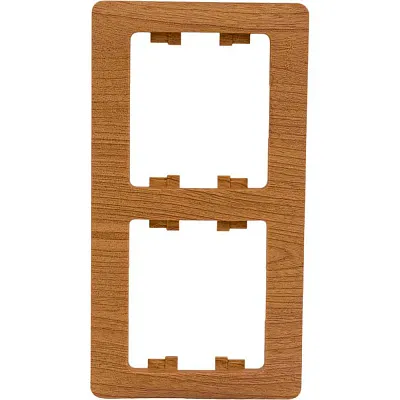 ШЭ Глосса Рамка 2-я гориз. GSL000502 (дуб) (30шт/уп)