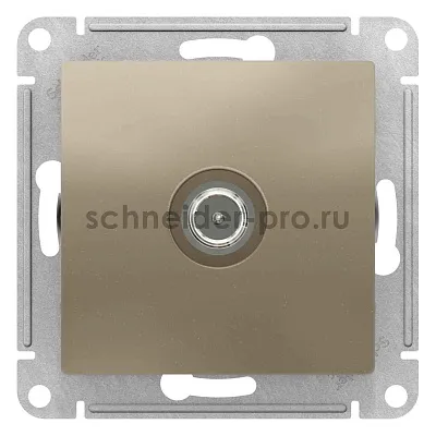 ШЭ Атлас Роз.TV оконечная 1DB, (б/рамки, шампань) ATN000591 (10шт/уп)