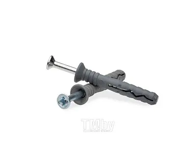 ДЮБЕЛЬ  6x40 быст. монтажа с гвоздев. шурупом потай.п/п (упак/200шт) ЕКТ