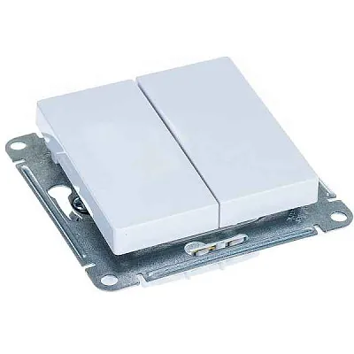 ШЭ Атлас Перекл. 2кл. с/у,  10А, (б/рамки, беж) ATN000265 (20шт/уп)