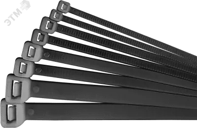 xомут д/кабеля  3,6x250 нейлон черный (100шт) Navigator, 71338