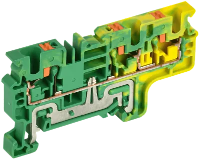 Колодка клеммная CP-MC-PEN земл. 3 вывода 4мм2 желто-зеленая  ИЭК